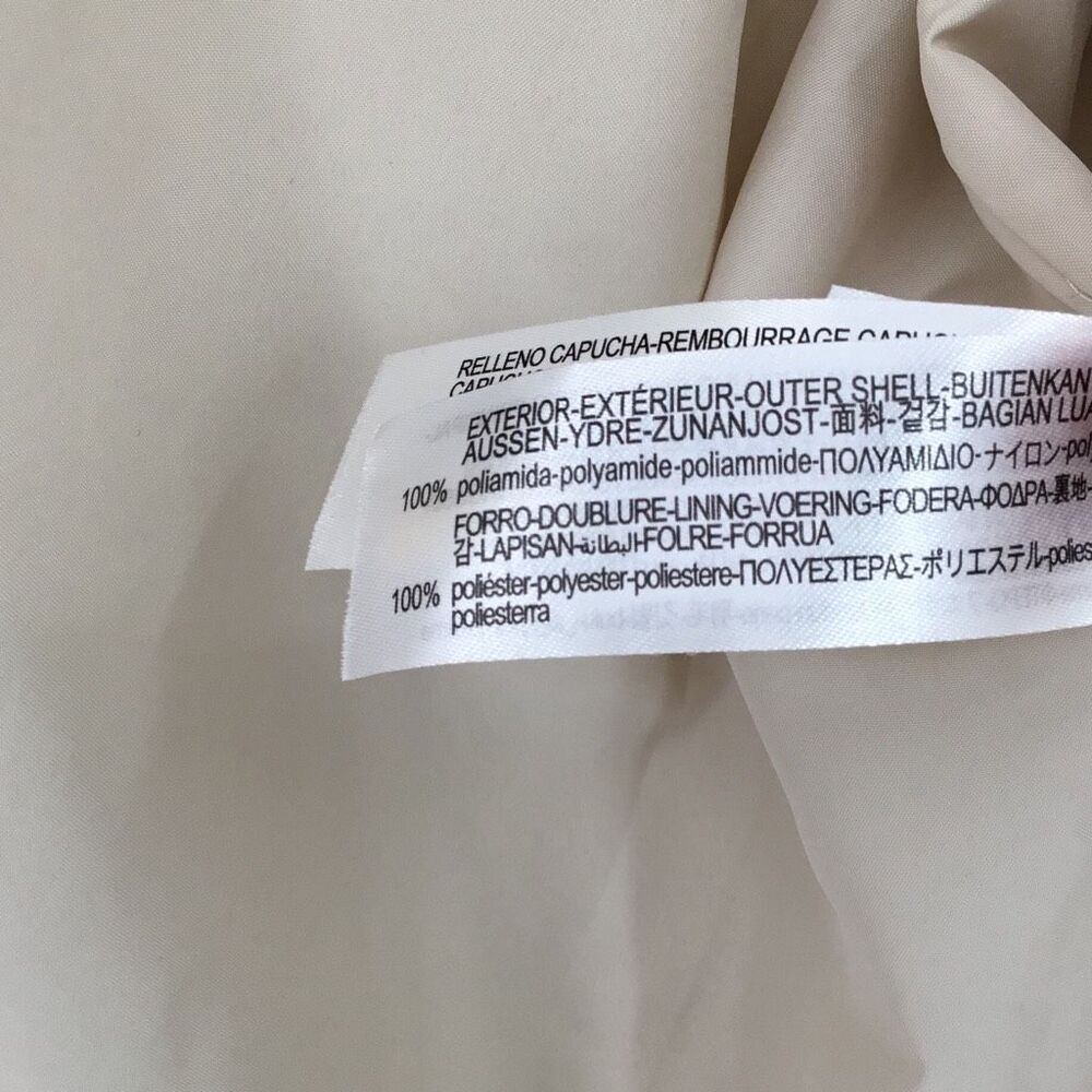 Zara Cream Puffer Jacket - Picture 10 of 12